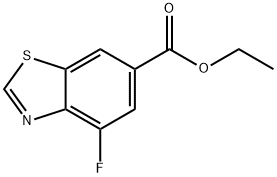 Ethyl 4-fluoro-6-benzothiazolecarboxylate Structure