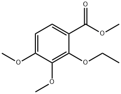 Methyl 2-ethoxy-3,4-dimethoxybenzoate Structure