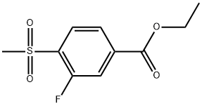 Ethyl 3-fluoro-4-(methylsulfonyl)benzoate Structure