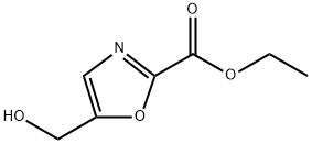 4-Hydroxymethyl-oxazole-2-carboxylic acid ethyl ester Structure