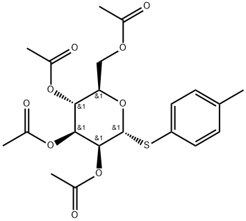 4-Methylphenyl 2,3,4,6-tetra-O-acetyl-1-thio-α-D-mannopyranoside Structure