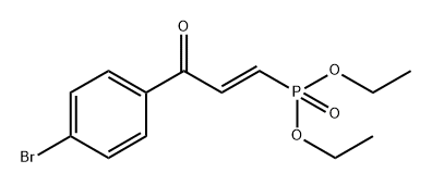 (E)-Diethyl (3-(4-bromophenyl)-3-oxoprop-1-en-1-yl)phosphonate Structure