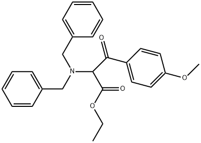 O-Methyl-β-oxo-N,N-bis(phenylmethyl)tyrosine ethyl ester Structure