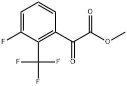 Methyl 3-fluoro-α-oxo-2-(trifluoromethyl)benzeneacetate Structure