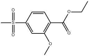 Ethyl 2-methoxy-4-(methylsulfonyl)benzoate Structure