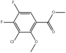 Methyl 3-chloro-4,5-difluoro-2-methoxybenzoate Structure