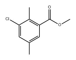 Methyl 3-chloro-2,5-dimethylbenzoate Structure