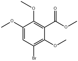 Methyl 3-bromo-2,5,6-trimethoxybenzoate 구조식 이미지