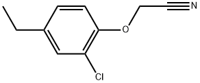 2-(2-Chloro-4-ethylphenoxy)acetonitrile Structure