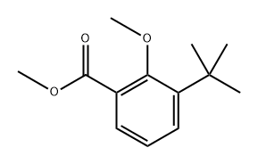 methyl 3-(tert-butyl)-2-methoxybenzoate Structure