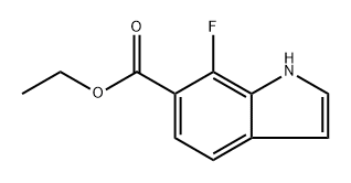 7-Fluoro-1H-indole-6-carboxylic acid ethyl ester Structure