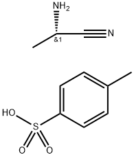 (S)-2-aminopropanenitrile 4-methylbenzenesulfonate 구조식 이미지