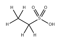 Ethanesulfonic acid d5 Structure