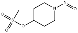 1-Nitroso-4-piperidinol 4-methanesulfonate Structure