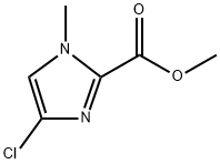 4-Chloro-1-methyl-1H-imidazole-2-carboxylic acid methyl ester Structure