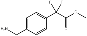 Methyl 2-(4-(aminomethyl)phenyl)-2,2-difluoroacetate Structure