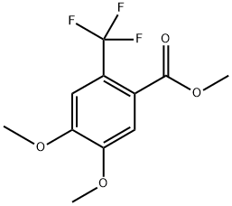 Methyl 4,5-dimethoxy-2-(trifluoromethyl)benzoate Structure