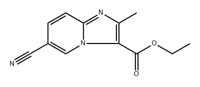 ethyl 6-cyano-2-methylimidazo[1,2-a]pyridine-3-carboxylate Structure