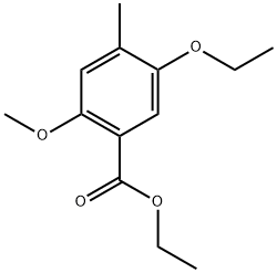 Ethyl 5-ethoxy-2-methoxy-4-methylbenzoate Structure