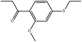 1-[4-(Ethylthio)-2-methoxyphenyl]-1-propanone Structure