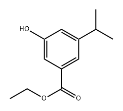 Ethyl 3-hydroxy-5-isopropylbenzoate 구조식 이미지