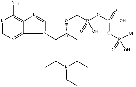 Tenofovir diphosphate triethylamine Structure