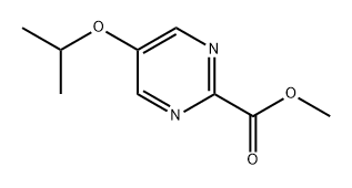 Methyl 5-isopropoxypyrimidine-2-carboxylate Structure