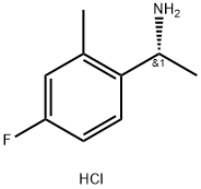 (R)-1-(4-fluoro-2-methylphenyl)ethan-1-amine hydrochloride Structure