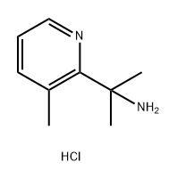 2-Pyridinemethanamine, α,α,3-trimethyl-, hydrochloride (1:1) Structure