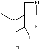 3-methoxy-3-(trifluoromethyl)azetidine hydrochloride Structure