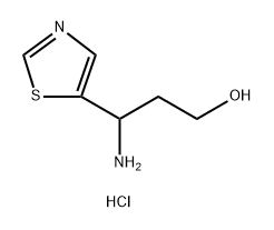 3-Amino-3-(thiazol-5-yl)propan-1-ol dihydrochloride Structure