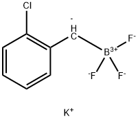potassium [(2-chlorophenyl)methyl]trifluoroboranuide 구조식 이미지