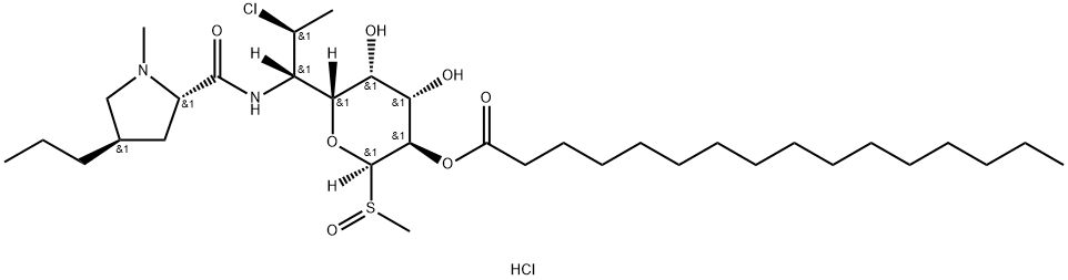 Clindamycin Palmitate Sulfoxide Hydrochloride Structure