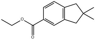 Ethyl 2,2-dimethyl-2,3-dihydro-1H-indene-5-carboxylate Structure