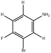 3-bromo-4-fluorobenzen-2,5,6-d3-amine Structure