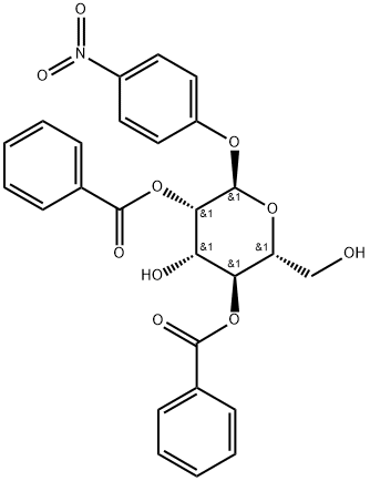 α-D-Mannopyranoside, 4-nitrophenyl, 2,4-dibenzoate Structure