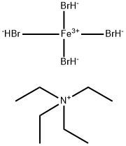 Ethanaminium, N,N,N-triethyl-, (T-4)-tetrabromoferrate(1-) (1:1) Structure