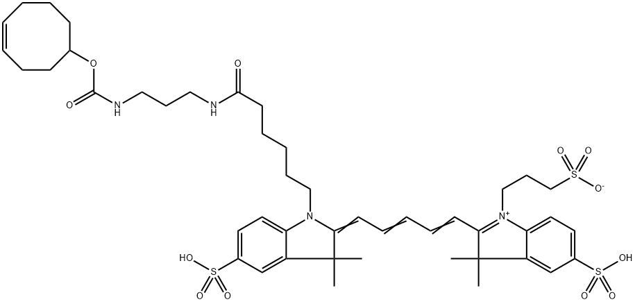 Sulfo-Cy5-TCO Structure