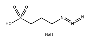 1-Propanesulfonic acid, 3-azido-, sodium salt (1:1) 구조식 이미지