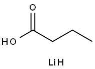 Lithium butyrate Structure