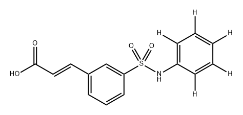 Belinostat Acid-d5 Structure