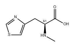 N-α-Methyl-β-(4-thiazolyl)-L-alanine Structure