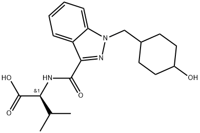 AB-CHMINACA metabolite M3A Structure