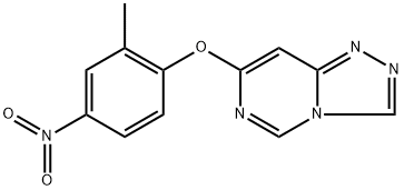 7-(2-Methyl-4-nitrophenoxy)-1,2,4-triazolo[4,3-c]pyrimidine Structure