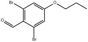 2,6-Dibromo-4-propoxybenzaldehyde Structure