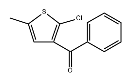 (2-chloro-5-methylthiophen-3-yl)(phenyl)methanone Structure