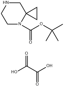 4,7-Diazaspiro[2.5]octane-4-carboxylic acid, 1,1-dimethylethyl ester, ethanedioate (1:1) Structure