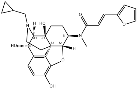 Des-3-(Furan-3-yl) 3-(Furan-2-yl) 10α-Hydroxy Nalfurafine 구조식 이미지