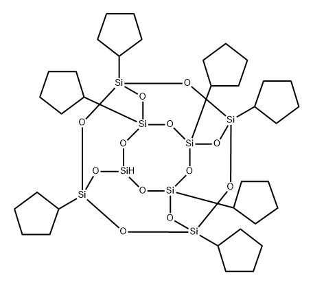 PSS-HYDRIDO-HEPTACYCLOPENTYL SUBSTITUTE& 구조식 이미지