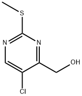 (5-chloro-2-(methylthio)pyrimidin-4-yl)methanol Structure